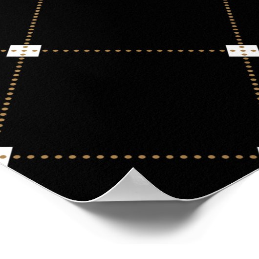 幾何学的抽象芸術シームレスな繰り返しヴィンテージまたは ポスター (角)