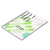 幾何学的抽象芸術ドードル ノートブック (左側)