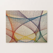 幾何学的抽象芸術パズル-カラフルおもしろい ジグソーパズル (横)