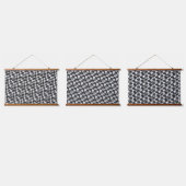 幾何学的抽象芸術パターモダンンエレガントシック 吊り下げ型タペストリー (トリプル)