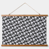 幾何学的抽象芸術パターモダンンエレガントシック 吊り下げ型タペストリー (正面2)