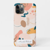 幾何学的抽象芸術パモダンステル Case-Mate iPhoneケース (裏)