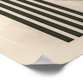 幾何学的抽象芸術ボー ポスター (角)