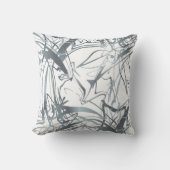 幾何学的抽象芸術ミニマル形状モダンデザインTh クッション (正面)