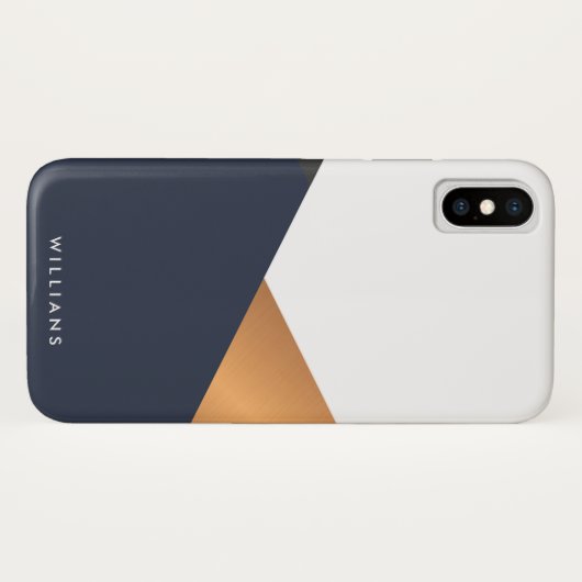 幾何学的抽象芸術モザイク Case-Mate iPhoneケース (裏面(横))