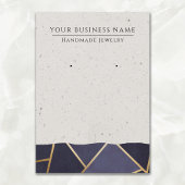 幾何学的抽象芸術モダンイヤリングディスプレイカード