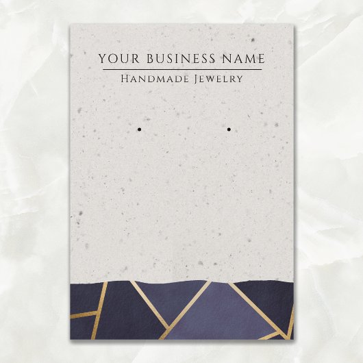 幾何学的抽象芸術モダンイヤリングディスプレイカード