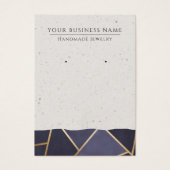 幾何学的抽象芸術モダンイヤリングディスプレイカード (正面)