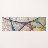 幾何学的抽象芸術ヨガマット ヨガマット (正面(横))