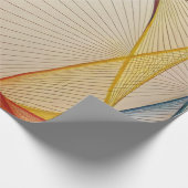 幾何学的抽象芸術ラップ紙 ラッピングペーパー (角)