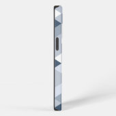 幾何学的抽象芸術三角形パターンiPhoneケース iPhoneケース (右側面)