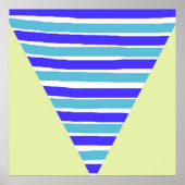 幾何学的抽象芸術芸術 ポスター (正面)