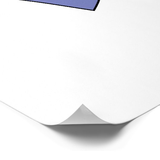 幾何学的抽象芸術表現主義キュビズムのポスター ポスター (角)