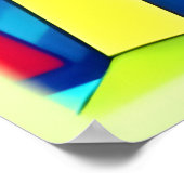 幾何学的抽象芸術調和 ポスター (角)