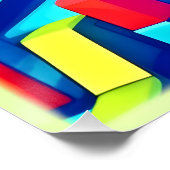 幾何学的抽象芸術調和 ポスター (コーナー)