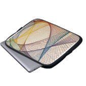 幾何学的抽象芸術電子バッグ ラップトップスリーブ (正面下部)