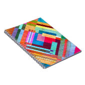 幾何学的抽象芸術、グラフィックカラー背景。 ノートブック (右側)