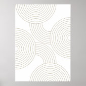 幾何学的抽象芸術 ポスター (正面)