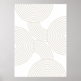 幾何学的抽象芸術 ポスター