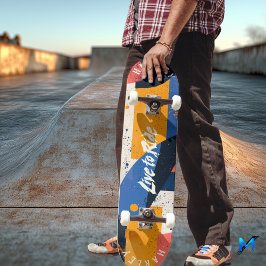 幾何学的抽象芸術 – ライブからライドはっきりした スケートボード