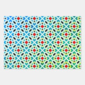 幾何学的抽象芸術 ラッピングペーパーシート (正面3)