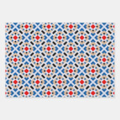 幾何学的抽象芸術 ラッピングペーパーシート (正面)