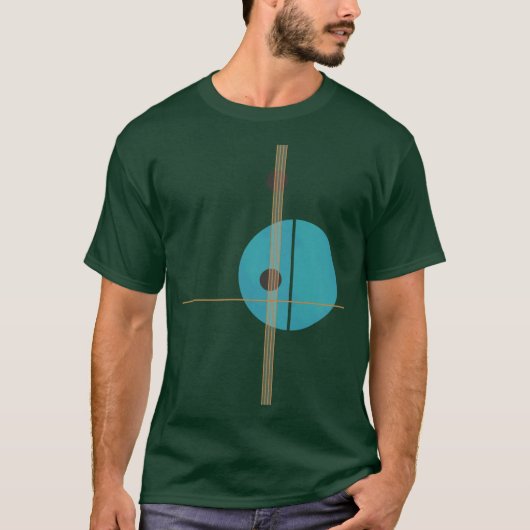幾何学的抽象芸術 1 Tシャツ (正面)