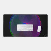 幾何学的数々のセンターデスクマウスパッドマット デスクマット (キーボード&マウス)
