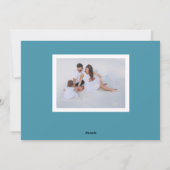 幾何学的数々の写真メリークリスマス シーズンカード (裏面)