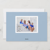 幾何学的数々の写真メリークリスマス シーズンカード (裏面)