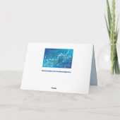 幾何学的数式グリーティングカード カード (裏面)