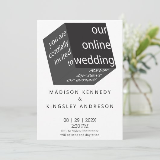 幾何学的新ハイテクエピックブラックキューブオンライン 招待状 (スタンド正面)