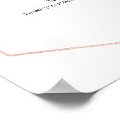 幾何学的春フローラリハーサルディナーウェルカム ポスター (角)