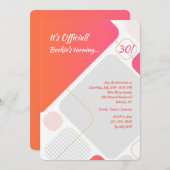 幾何学的栄光招待状 招待状 (正面/裏面)