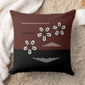 幾何学的桜さくらんぼブロッサム装飾用クッション クッション (ブランケット)