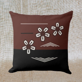 幾何学的桜さくらんぼブロッサム装飾用クッション クッション