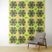 幾何学的水滴パターン タペストリー (インサイチュ)