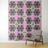 幾何学的水滴パターン タペストリー (インサイチュ)