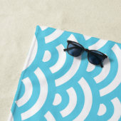 幾何学的波 ビーチタオル (インサイチュ)