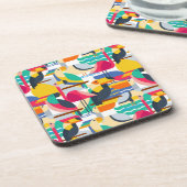 幾何学的熱帯鳥 コースター (左側)