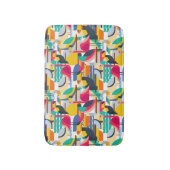 幾何学的熱帯鳥 バスマット (正面縦)