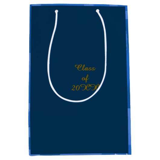 幾何学的目盛り ミディアムペーパーバッグ (正面)