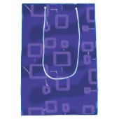 幾何学的目盛り ミディアムペーパーバッグ (裏面)