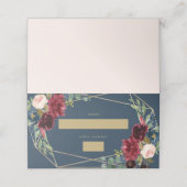 幾何学的秋エレガンス座席表 プレイスカード (外部開封)