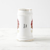 "幾何学的第50記念日22 ozステインは"上がりました ビールジョッキ (中央)