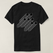 幾何学的管 Tシャツ (デザイン正面)