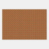 幾何学的紅葉 ラッピングペーパーシート (正面)