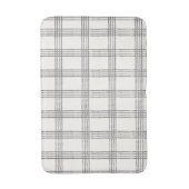 幾何学的素朴ミニマモダンリストプレイド バスマット (正面縦)