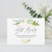 幾何学的結婚グリーンリー商品登録簿 エンクロージャーカード (スタンド正面)