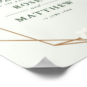 幾何学的結婚フローラ徴候 ポスター (角)